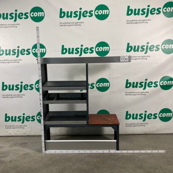 Bott Vario aluminium gebruikte bedrijfswageninrichting (nr 1726)