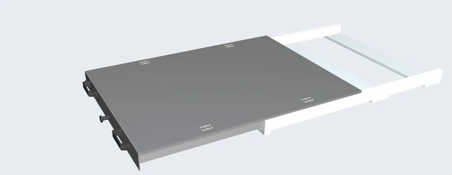 Aluca Nieuw Uitschuifbaar plateau 1110x766 mm met 4 sjor punten (Nr 1969) - Afbeelding 5