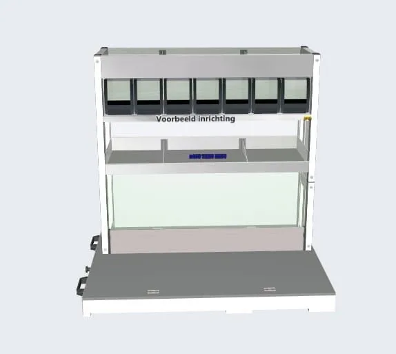 Aluca Nieuw Uitschuifbaar plateau 1110x766 mm met 4 sjor punten (Nr 1969) - Afbeelding 6