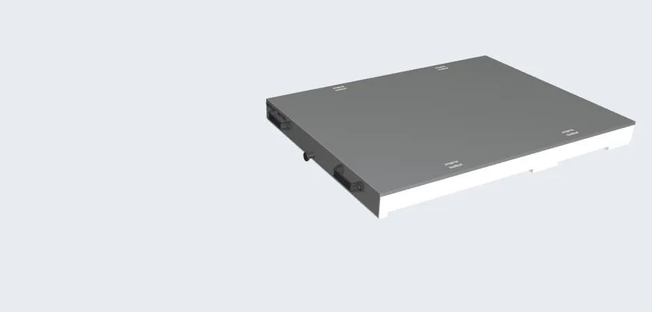 Aluca Nieuw Uitschuifbaar plateau 1110x766 mm met 4 sjor punten (Nr 1969) - Afbeelding 4