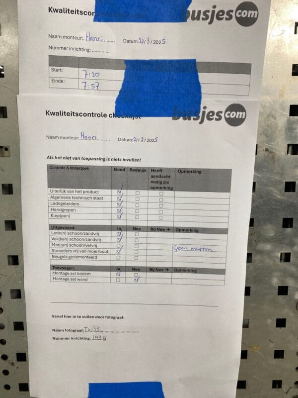 Sortimo staal alu gebruikte bedrijfswagen inrichting (nr 1999) - Afbeelding 11