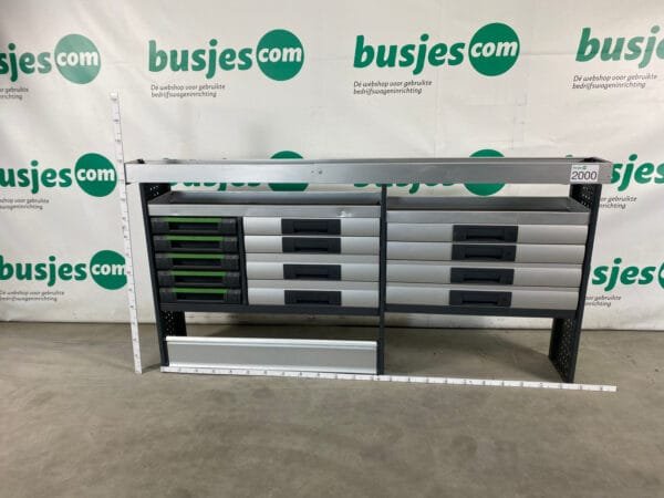 Bott Vario aluminium gebruikte bedrijfswagen inrichting (nr 2000)