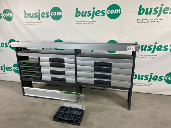 Bott Vario aluminium gebruikte bedrijfswagen inrichting (nr 2000) - Afbeelding 10