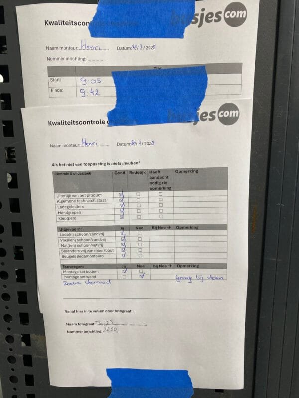 Bott Vario aluminium gebruikte bedrijfswagen inrichting (nr 2000) - Afbeelding 11