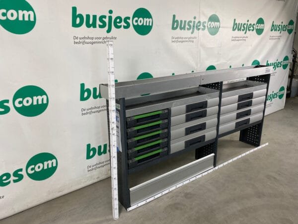 Bott Vario aluminium gebruikte bedrijfswagen inrichting (nr 2000) - Afbeelding 3