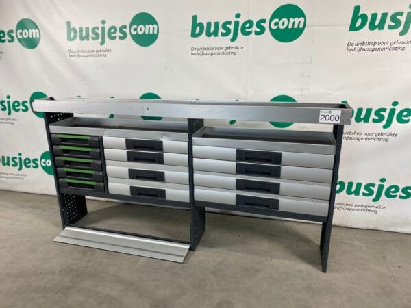 Bott Vario aluminium gebruikte bedrijfswagen inrichting (nr 2000) - Afbeelding 5