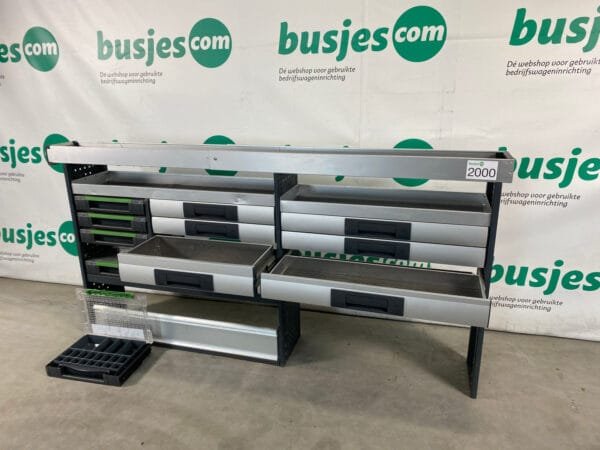 Bott Vario aluminium gebruikte bedrijfswagen inrichting (nr 2000) - Afbeelding 7