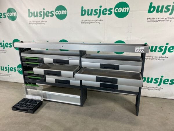 Bott Vario aluminium gebruikte bedrijfswagen inrichting (nr 2000) - Afbeelding 8