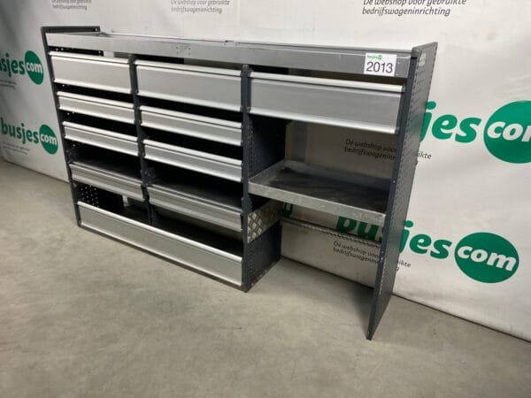 Bott Vario aluminium gebruikte bedrijfswagen inrichting (nr 2013) - Afbeelding 6