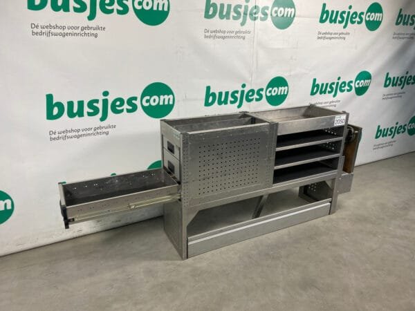 Aluca aluminium gebruikte bedrijfswagen inrichting (nr 2050) - Afbeelding 5