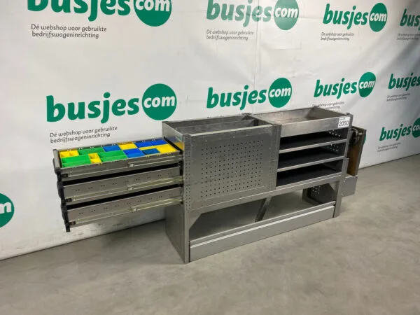 Aluca aluminium gebruikte bedrijfswagen inrichting (nr 2050) - Afbeelding 7