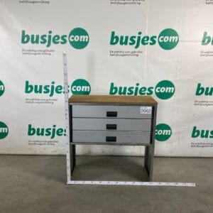 Aluca aluminium gebruikte bedrijfswagen inrichting (nr 2062)