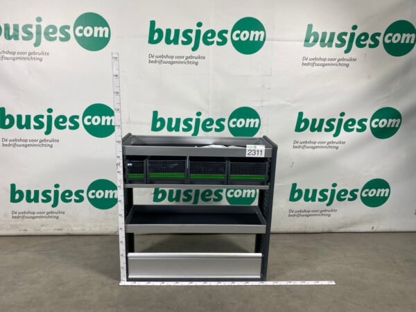 Bott Vario aluminium gebruikte bedrijfswagen inrichting (nr 2311) - Afbeelding 2