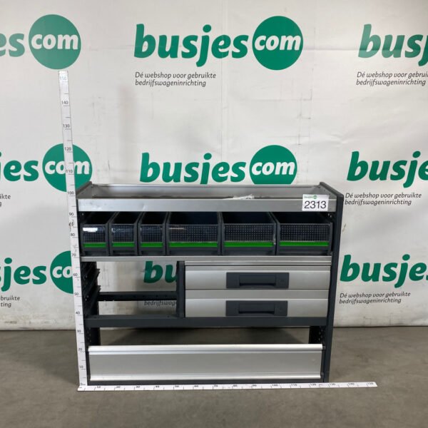 Bott Vario aluminium gebruikte bedrijfswagen inrichting (nr 2313)