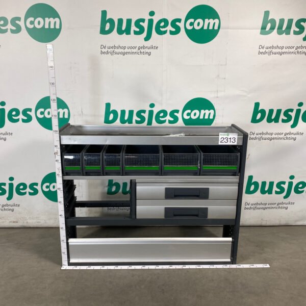 Bott Vario aluminium gebruikte bedrijfswagen inrichting (nr 2313) - Afbeelding 2