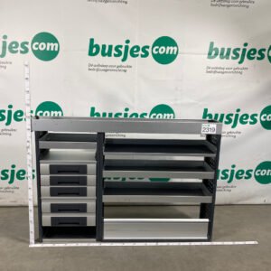 Bott Vario aluminium gebruikte bedrijfswagen inrichting (nr 2319)