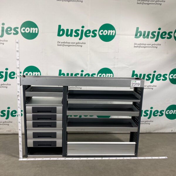 Bott Vario aluminium gebruikte bedrijfswagen inrichting (nr 2319)