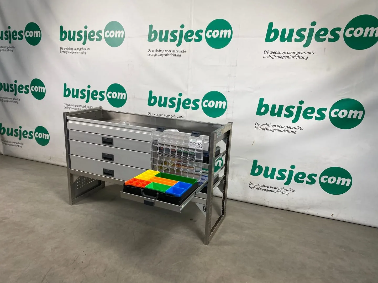 Aluca aluminium bedrijfswageninrichting gebruikt (nr 2320) - Afbeelding 10