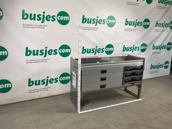 Aluca aluminium bedrijfswageninrichting gebruikt (nr 2320) - Afbeelding 3
