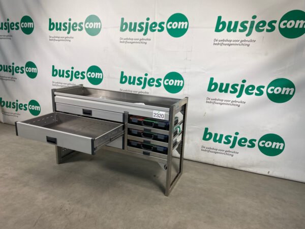 Aluca aluminium bedrijfswageninrichting gebruikt (nr 2320) - Afbeelding 7