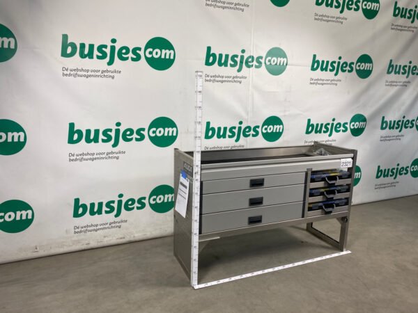 Aluca aluminium bedrijfswageninrichting gebruikt (nr 2321) - Afbeelding 3