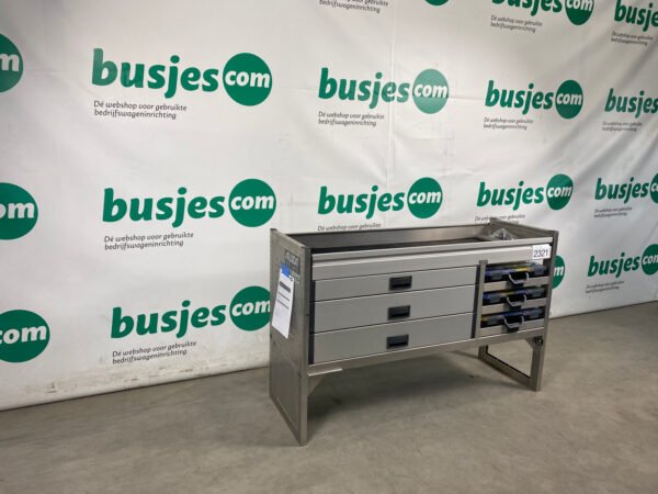 Aluca aluminium bedrijfswageninrichting gebruikt (nr 2321) - Afbeelding 4