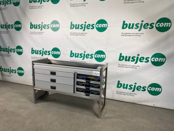 Aluca aluminium bedrijfswageninrichting gebruikt (nr 2321) - Afbeelding 5