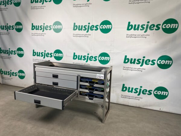 Aluca aluminium bedrijfswageninrichting gebruikt (nr 2321) - Afbeelding 6