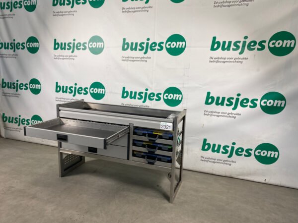 Aluca aluminium bedrijfswageninrichting gebruikt (nr 2321) - Afbeelding 8