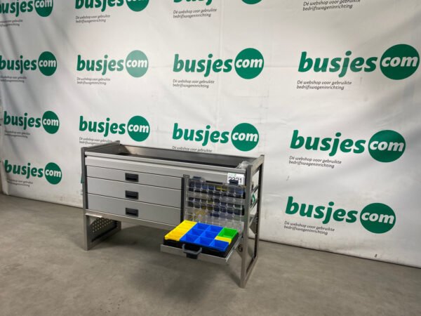 Aluca aluminium bedrijfswageninrichting gebruikt (nr 2321) - Afbeelding 9