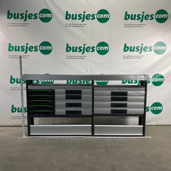 Bott Vario aluminium gebruikte bedrijfswagen inrichting (nr 2322)
