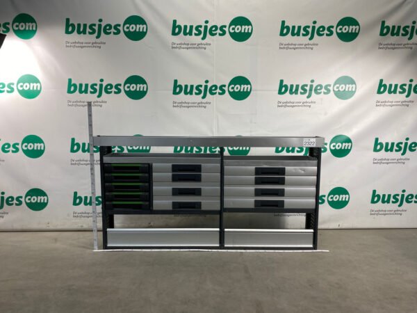 Bott Vario aluminium gebruikte bedrijfswagen inrichting (nr 2322) - Afbeelding 2
