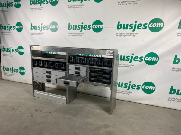 Aluca aluminium bedrijfswageninrichting gebruikt (nr 2326) - Afbeelding 10