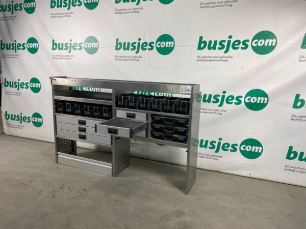 Aluca aluminium bedrijfswageninrichting gebruikt (nr 2326) - Afbeelding 11