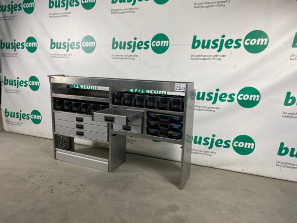 Aluca aluminium bedrijfswageninrichting gebruikt (nr 2326) - Afbeelding 12