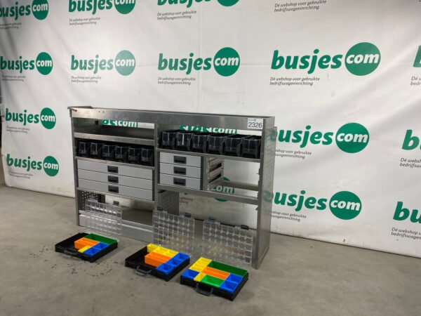 Aluca aluminium bedrijfswageninrichting gebruikt (nr 2326) - Afbeelding 13