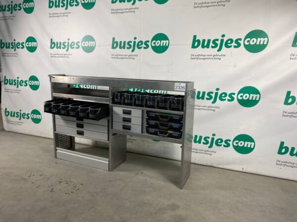 Aluca aluminium bedrijfswageninrichting gebruikt (nr 2326) - Afbeelding 15