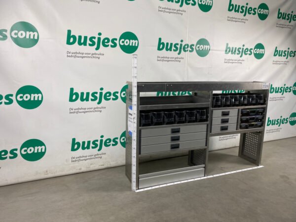 Aluca aluminium bedrijfswageninrichting gebruikt (nr 2326) - Afbeelding 3
