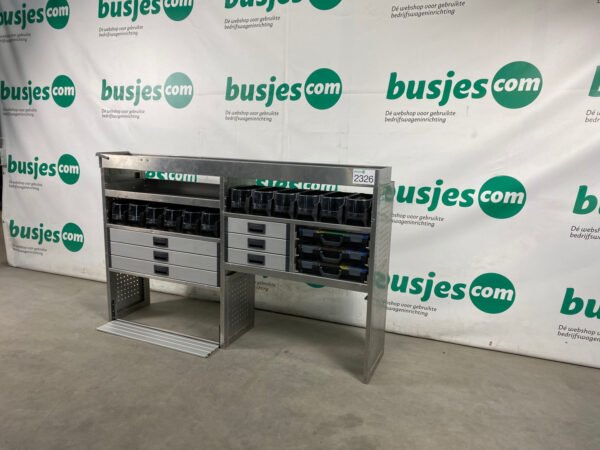 Aluca aluminium bedrijfswageninrichting gebruikt (nr 2326) - Afbeelding 6