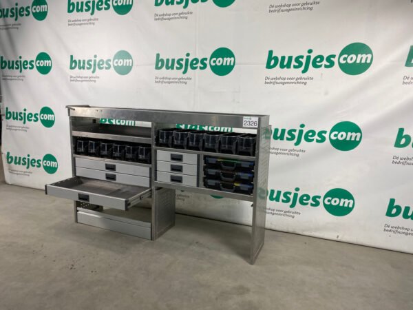 Aluca aluminium bedrijfswageninrichting gebruikt (nr 2326) - Afbeelding 7