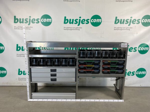 Aluca aluminium bedrijfswageninrichting gebruikt (nr 2327) - Afbeelding 2