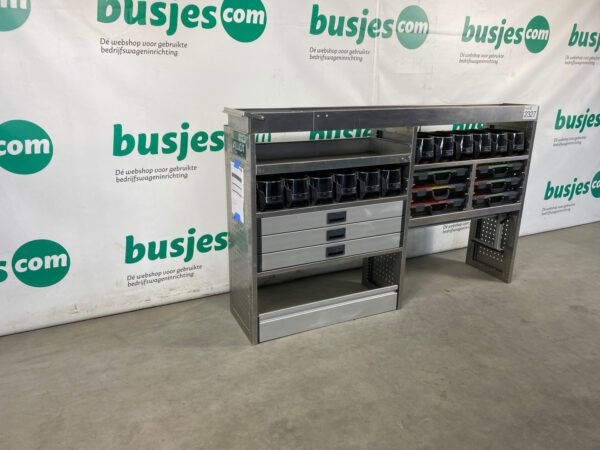 Aluca aluminium bedrijfswageninrichting gebruikt (nr 2327) - Afbeelding 4
