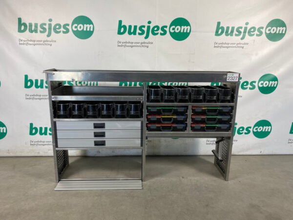 Aluca aluminium bedrijfswageninrichting gebruikt (nr 2327) - Afbeelding 6