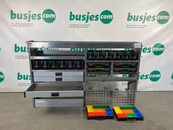 Aluca aluminium bedrijfswageninrichting gebruikt (nr 2327) - Afbeelding 7