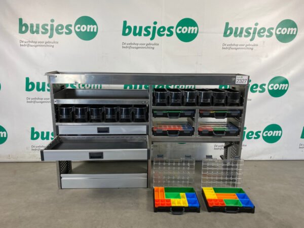Aluca aluminium bedrijfswageninrichting gebruikt (nr 2327) - Afbeelding 8