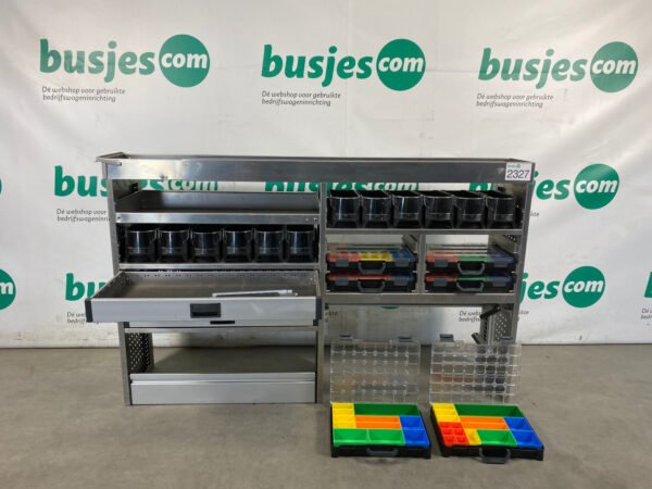 Aluca aluminium bedrijfswageninrichting gebruikt (nr 2327) - Afbeelding 9