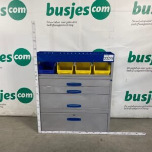 Sortimo staal alu gebruikte bedrijfswagen inrichting (nr 2329)