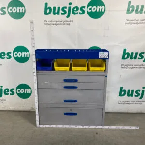 Sortimo staal alu gebruikte bedrijfswagen inrichting (nr 2329)