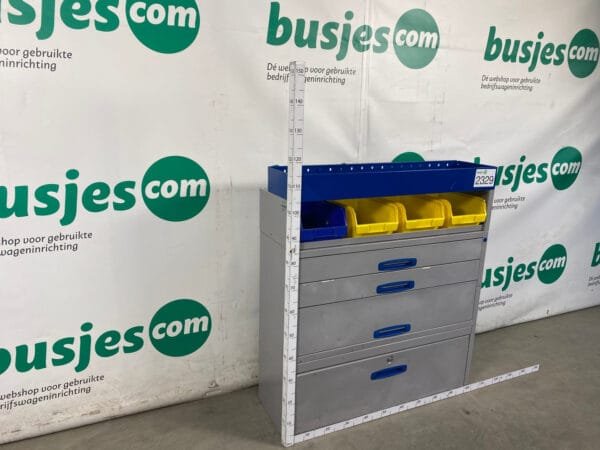 Sortimo staal alu gebruikte bedrijfswagen inrichting (nr 2329) - Afbeelding 3