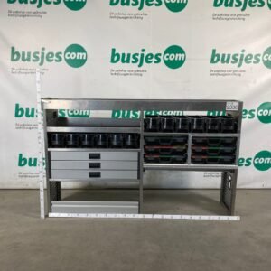 Aluca aluminium bedrijfswageninrichting gebruikt (nr 2330)